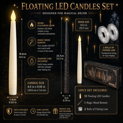 ✨ Floating Candles That Light Up Like Magic 🪄