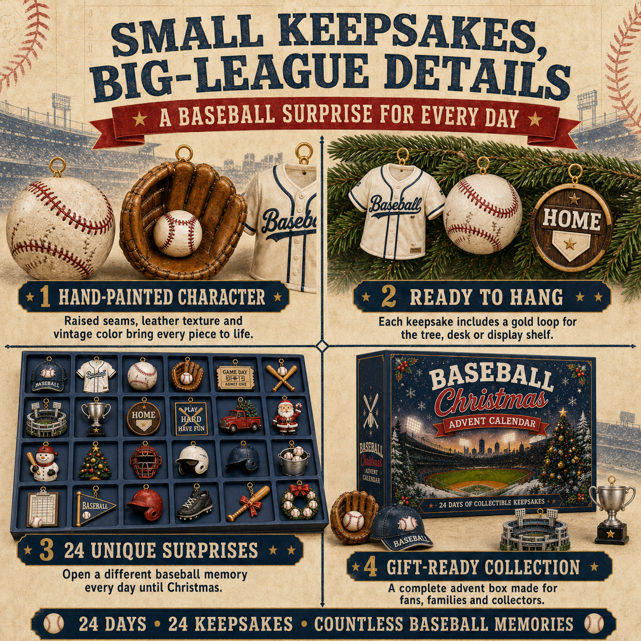 ⚾️Baseball Christmas Advent Calendar