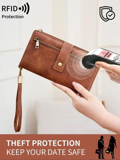 🔥Limited Time 49% Off🔥Women's RFID Blocking  Leather Wallet