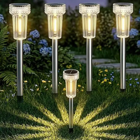 🏡 Solar Pathway Lights - Bright Warm LED for Garden, Yard & Walkway✨