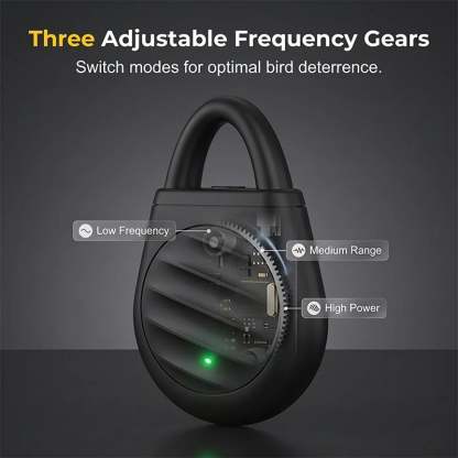 🔥Limited time offer Buy 3 get 2 free!🐦No more trouble from birds, beasts and locusts!Portable Ultrasonic Bird Repellent Keychain