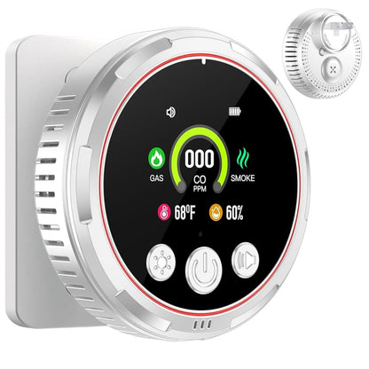 ✨Big Discount Up to 49%🔥Prevent Hidden Dangers: Multi-Function Carbon Monoxide & Smoke Detector for Every Room
