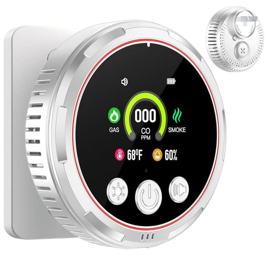 ✨Big Discount Up to 49%🔥Prevent Hidden Dangers: Multi-Function Carbon Monoxide & Smoke Detector for Every Room