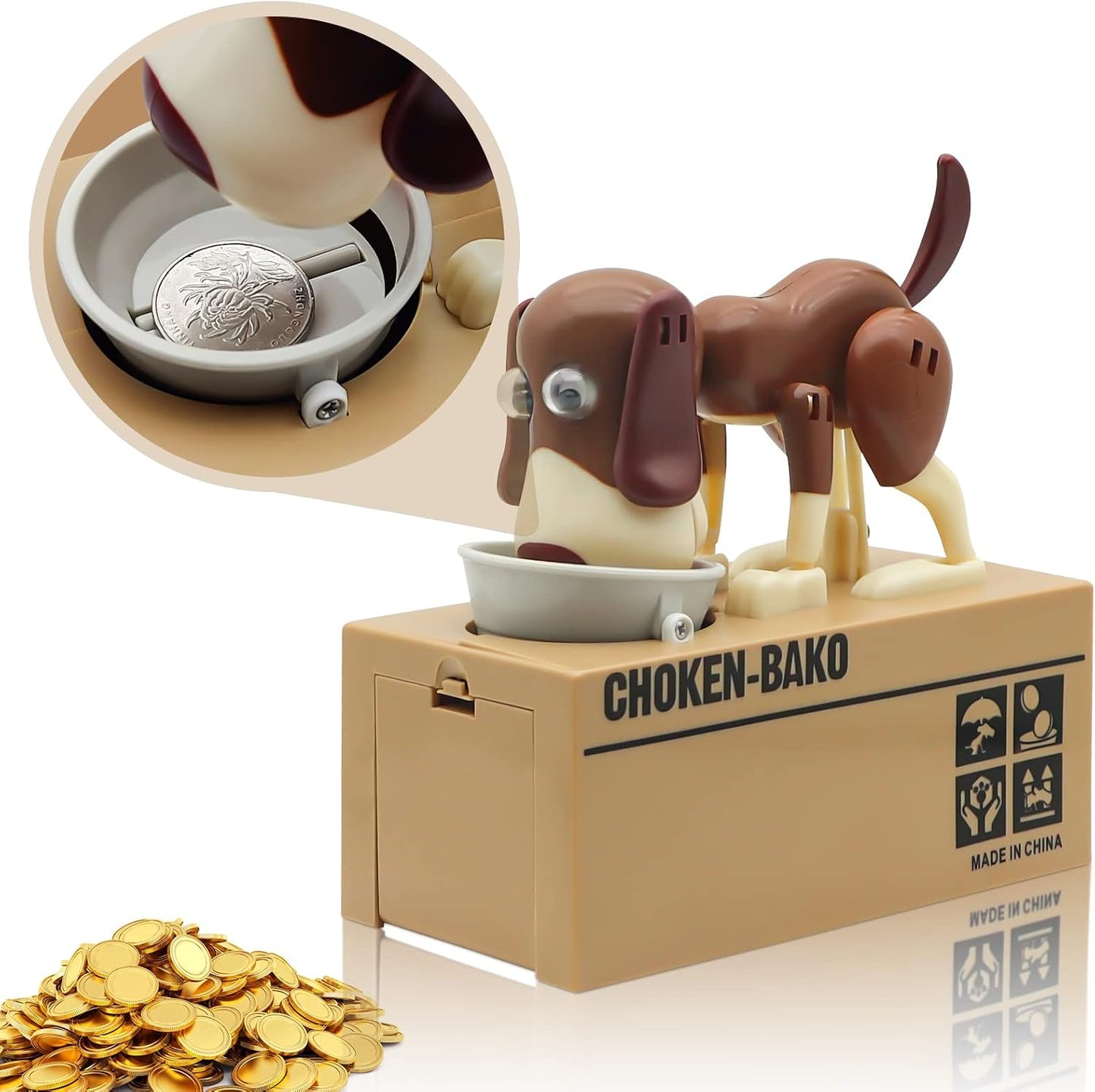 Hungry Dog Coin Bank