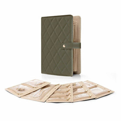 🔥Last Day Sale 50% OFF🔥Elegant Portable Checkered Jewelry Storage Bag📿📿