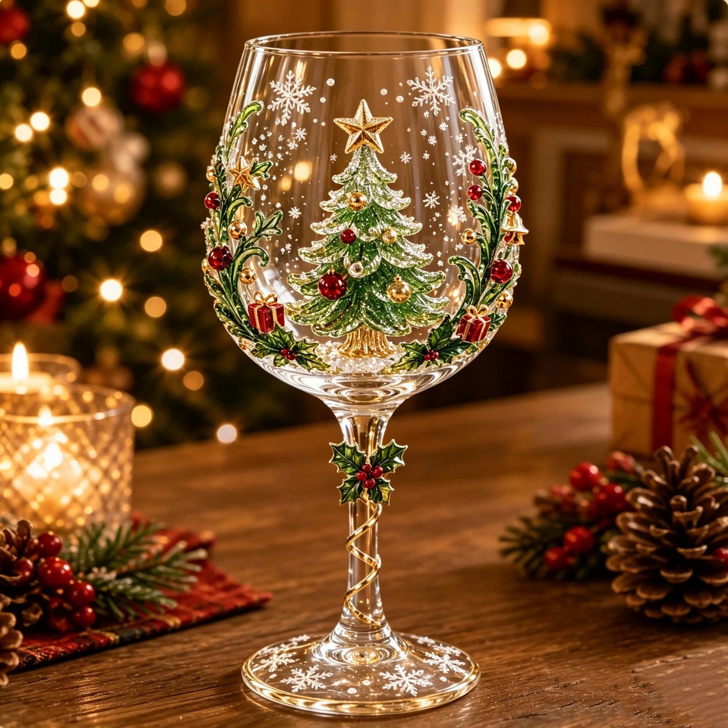 🎄🥂Christmas Wine Glass Collection Gift Box Set✨-Buy Two Get Free Shipping