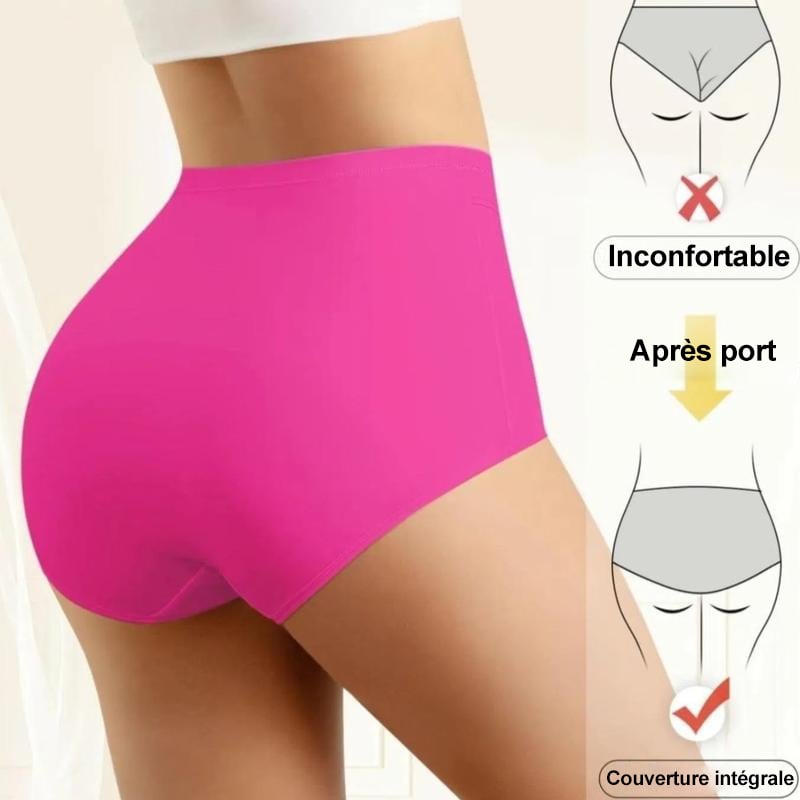 🔥🔥4-Pack High-Waisted Shapewear Briefs for Women – Nahtlose Miederhöschen aus Seidennetzgewebe, zum Abnehmen und Po-Liften – Atmungsaktive Unterwäsche für den Alltag