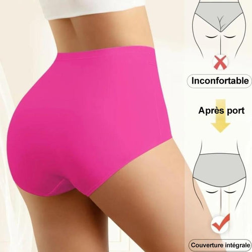 🔥🔥4-Pack High-Waisted Shapewear Briefs for Women – Nahtlose Miederhöschen aus Seidennetzgewebe, zum Abnehmen und Po-Liften – Atmungsaktive Unterwäsche für den Alltag