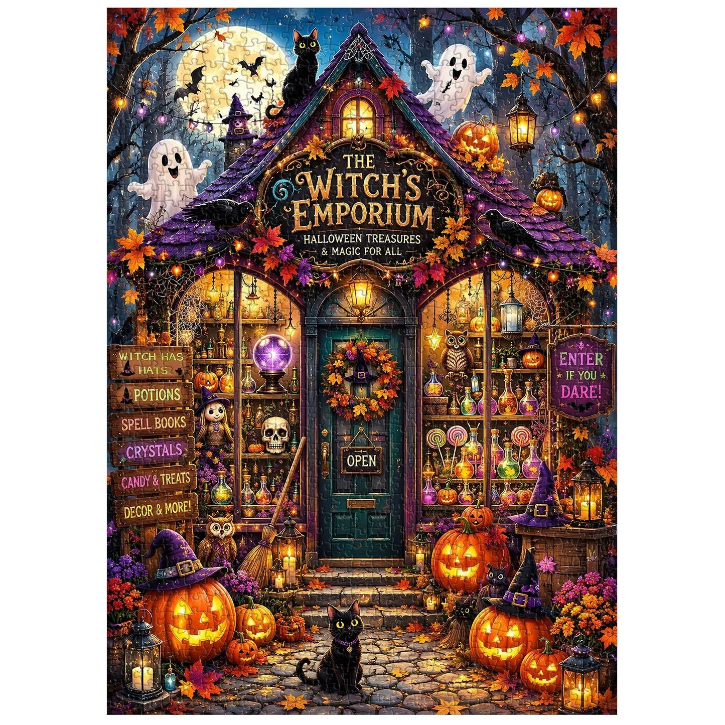 💥🏆The Witch’s Emporium Jigsaw Puzzle 1000 Pieces