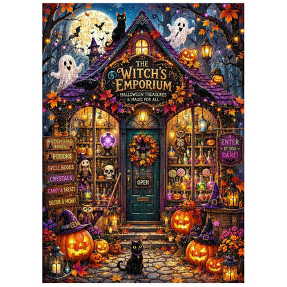 💥🏆The Witch’s Emporium Jigsaw Puzzle 1000 Pieces