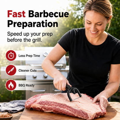 🥩 Handheld Fat Trimmer for Beef & Pork BBQ Prep