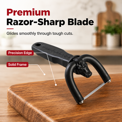 🥩 Handheld Fat Trimmer for Beef & Pork BBQ Prep