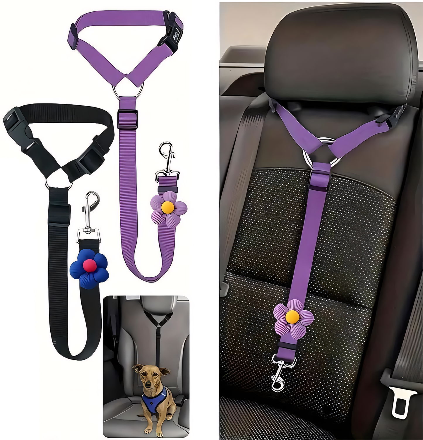 Dog Travel Safety Belts