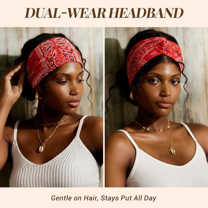 Womens Styling Retro Printed Headband - 🔥As low as $6.2 per piece