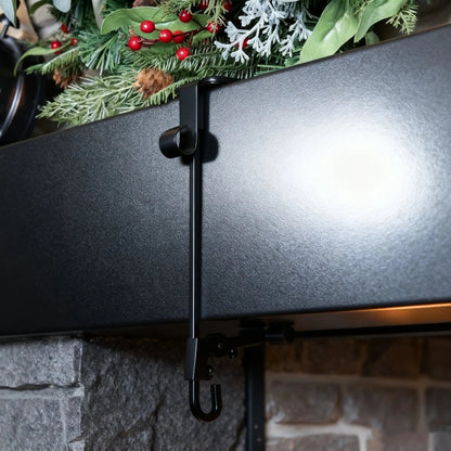 Adjustable Stocking & Garland Fireplace Mantel Hanger