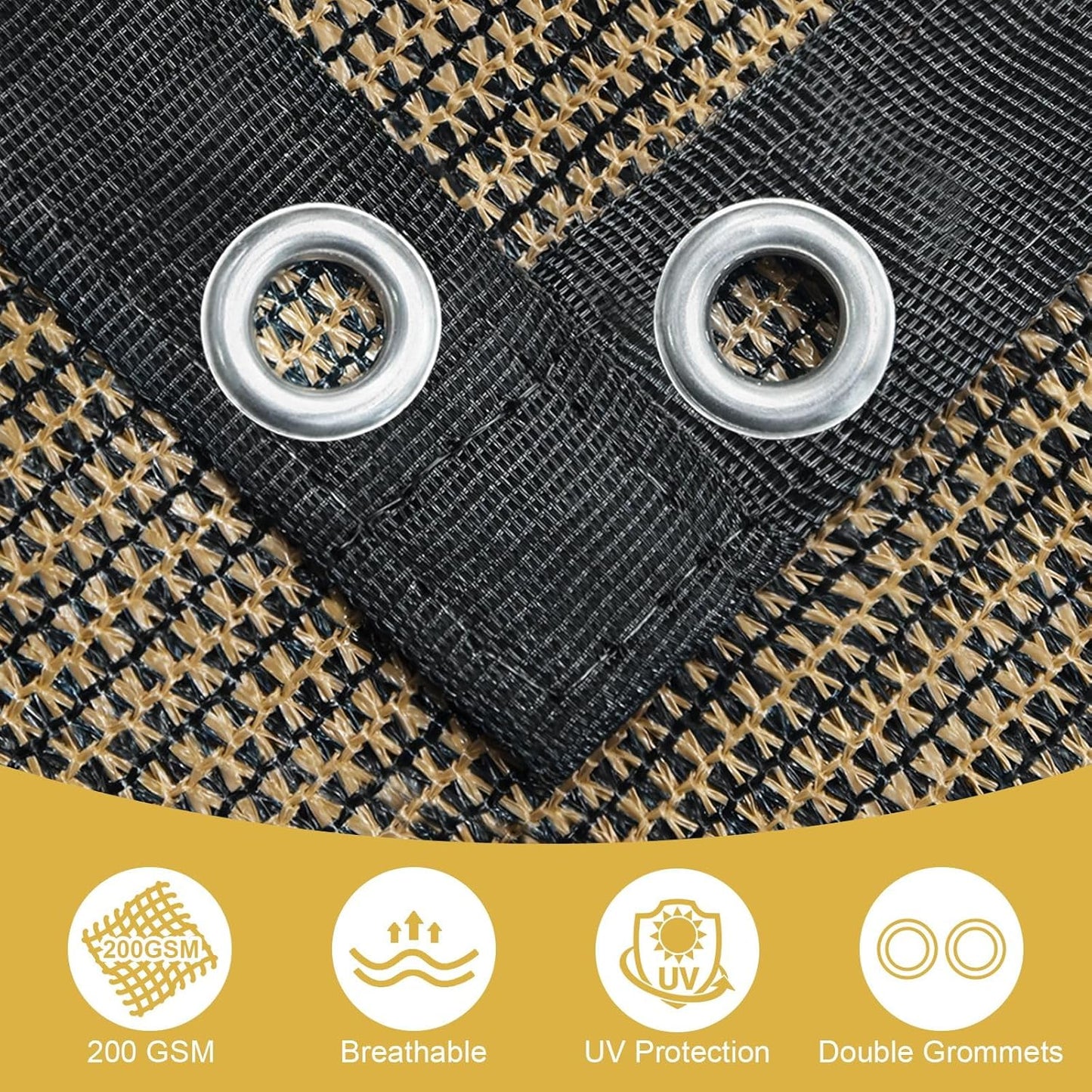 Outdoor Shade Cloth Net – UV Block, Breathable HDPE Mesh for Garden, Patio & Pergola