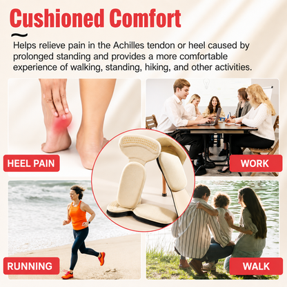 Soft Cushion Heel Liners – Anti-Slip Heel Protectors for Better Shoe Fit & Comfort