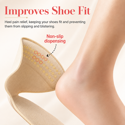Soft Cushion Heel Liners – Anti-Slip Heel Protectors for Better Shoe Fit & Comfort