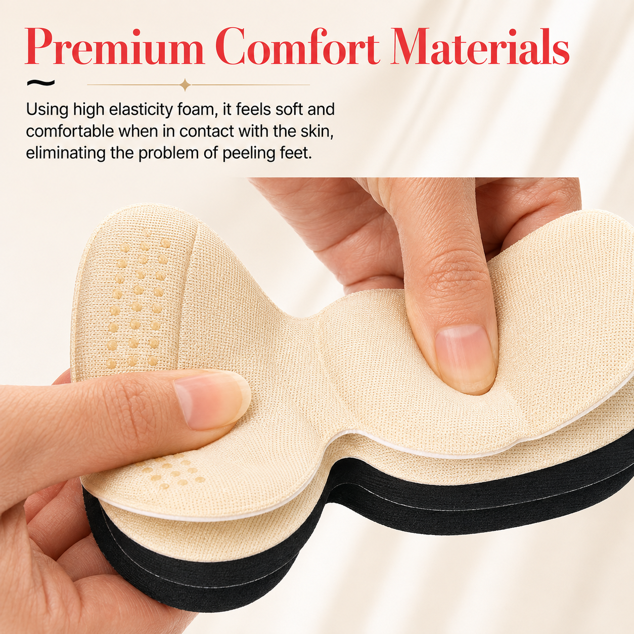 Soft Cushion Heel Liners – Anti-Slip Heel Protectors for Better Shoe Fit & Comfort