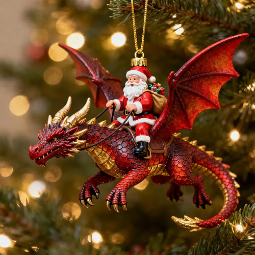 🎅Santa’s Dragon Riders Ornament Collection🎁