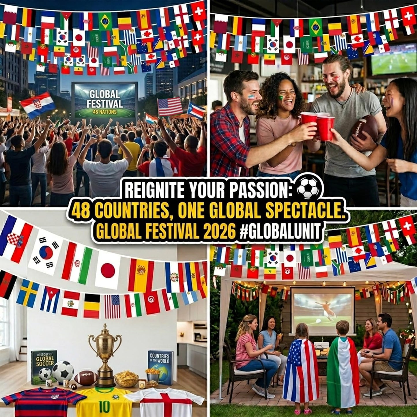 🏆 Must-Have Decor For Every Sports Game Night & Fan Gathering🌍
