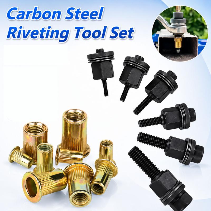 🔥Limited Time 50% Off✨Head Rivet Nut Tool, M3 M4 M5 M6 M8 M10 Rivnut Kit