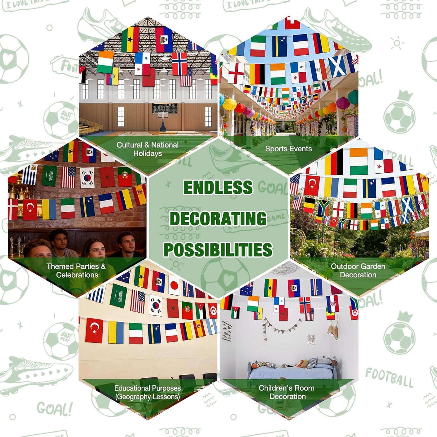 🏆 Must-Have Decor For Every Sports Game Night & Fan Gathering🌍