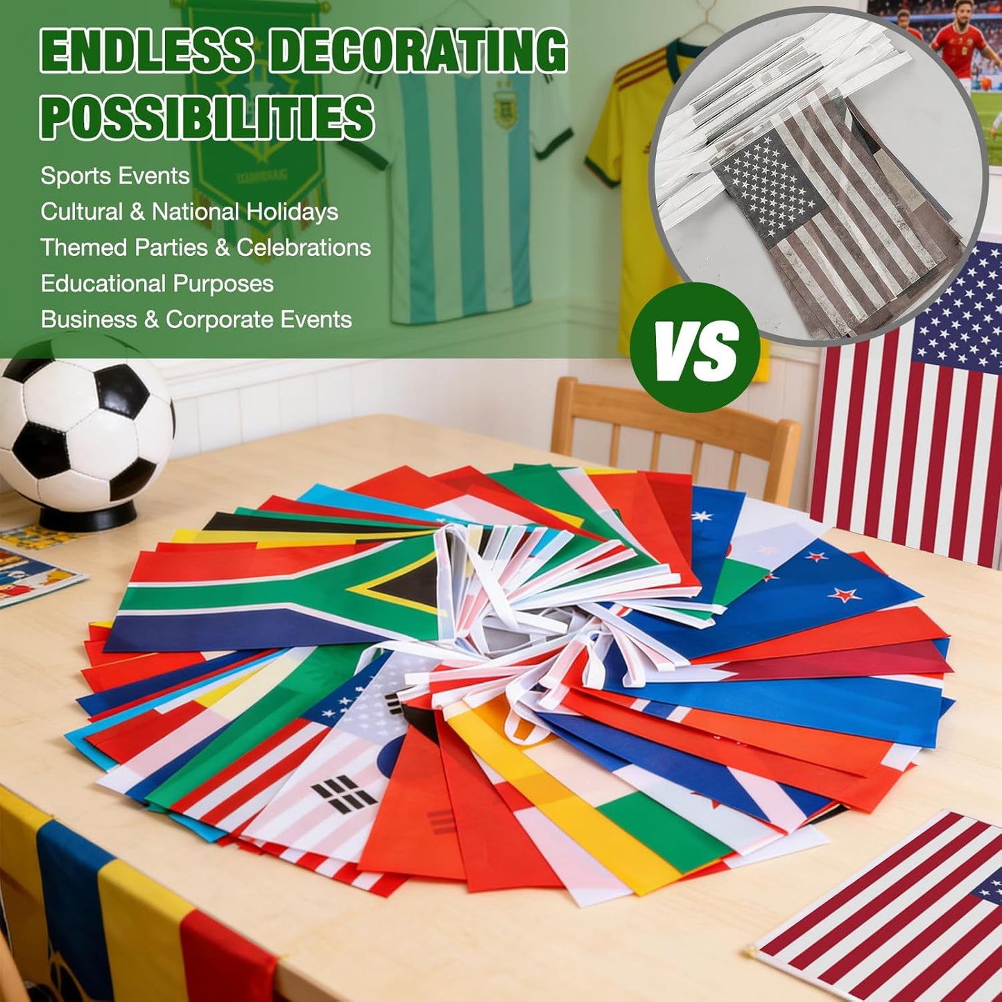 🏆 Must-Have Decor For Every Sports Game Night & Fan Gathering🌍