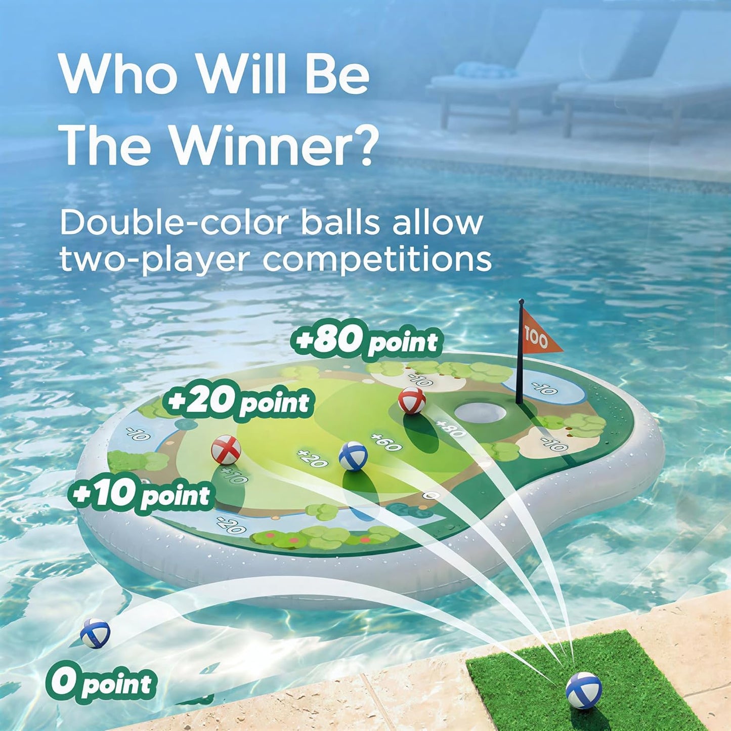 Floating Golf Game Set | Ultimate Pool Fun for Kids & Families 🏌️