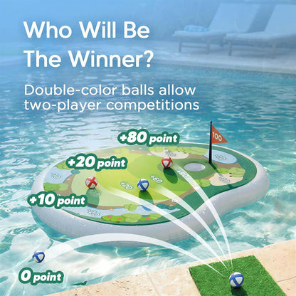 Floating Golf Game Set | Ultimate Pool Fun for Kids & Families 🏌️
