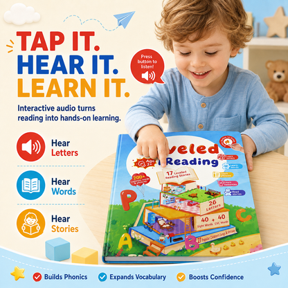 Touch & Listen Reading Book for Kids 3+