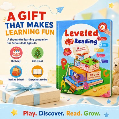 Touch & Listen Reading Book for Kids 3+