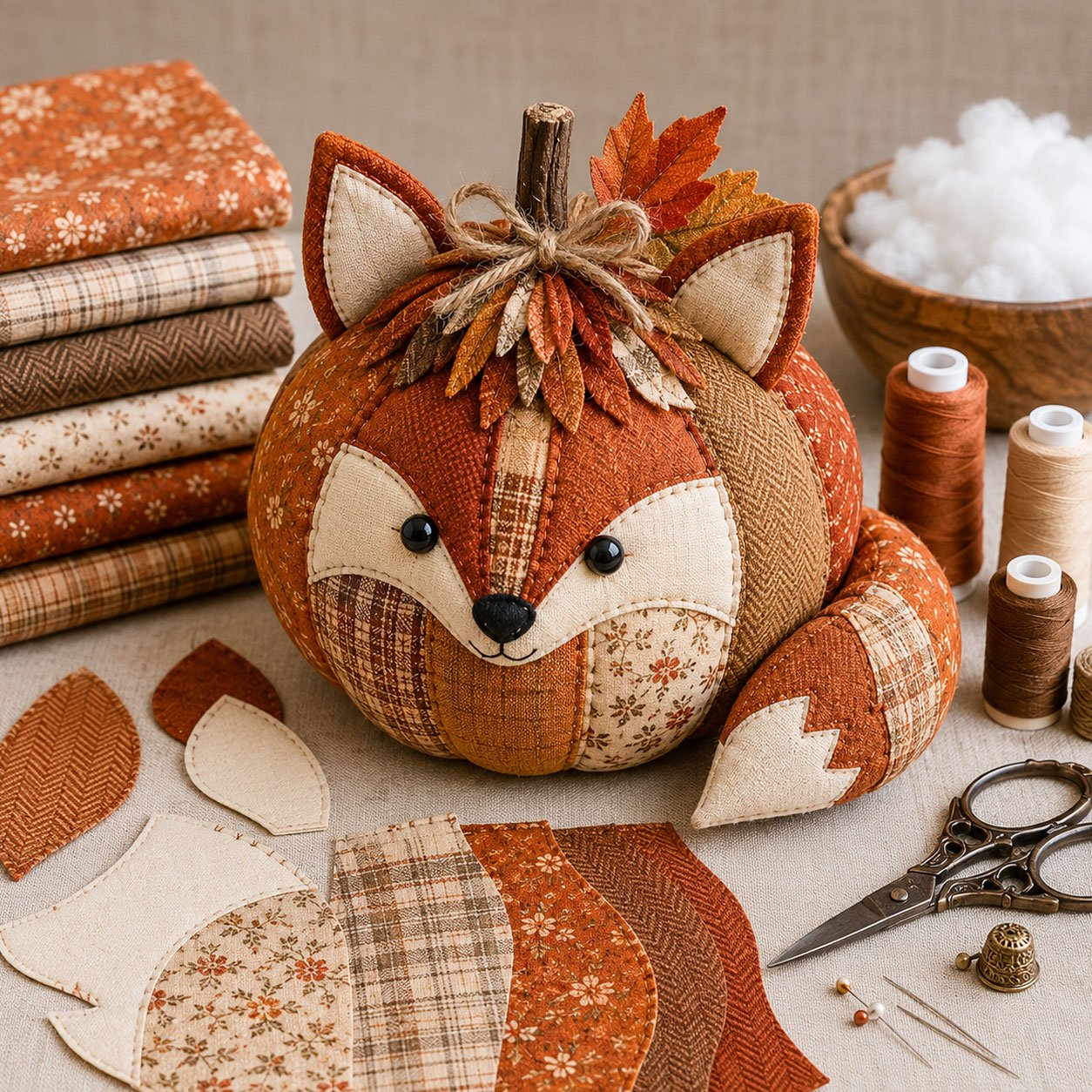 DIY Animal Pumpkin Sewing Kit