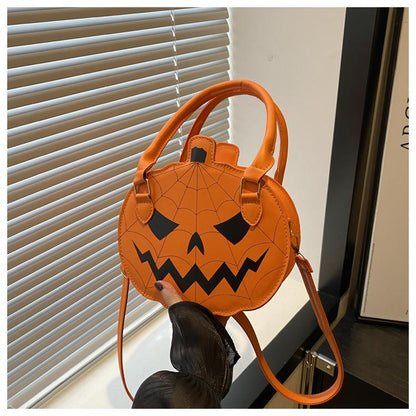 2026 Halloween Pumpkin Bag – Cute Crossbody & Shoulder Handbag for Women