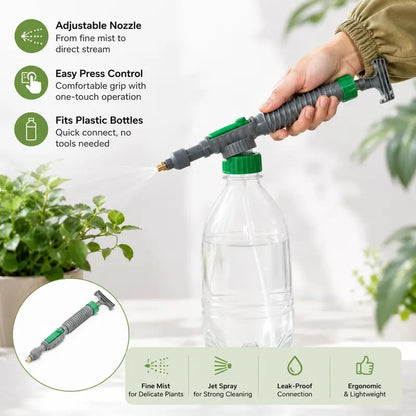 ♻️ Reusable Bottle Pressure Sprayer – 2-Mode Plant Mister