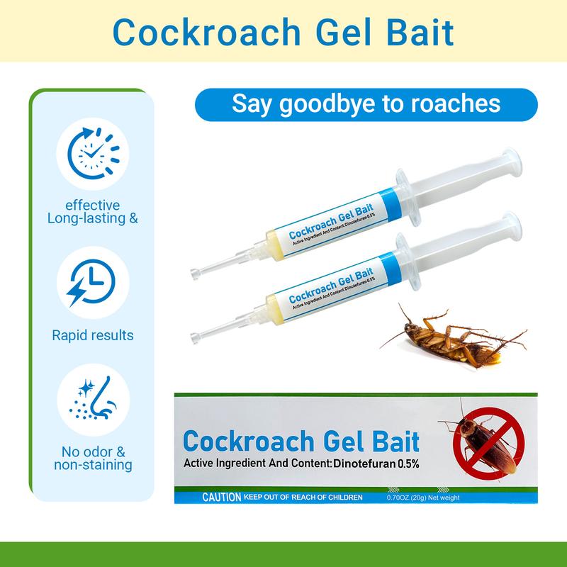 🔥Limited Time 50% Off✨2-Pack Cockroach Gel Bait Syringes