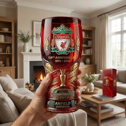 LFC Legacy Edition Pint Glass – 1892–2026 Crest & Liver Bird ⚽🔴