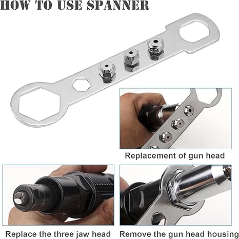 48% OFF 🔥Professional Electric Rivet Gun Adapter Kit