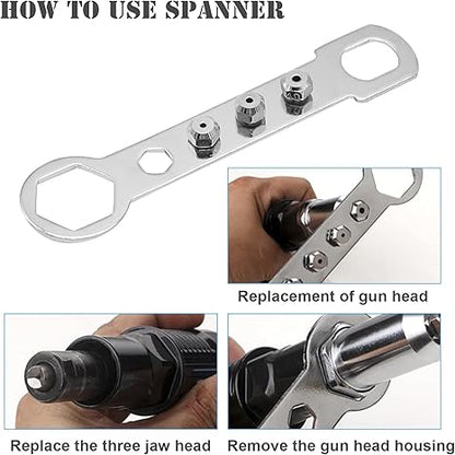 48% OFF 🔥Professional Electric Rivet Gun Adapter Kit