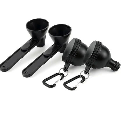 💪Gym Essential｜Portable Protein Powder Dispenser Funnel with Carabiner🥤