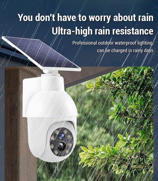 ⏰Sale 49% OFF - Solar-Powered Simulated Surveillance Camera Street Light