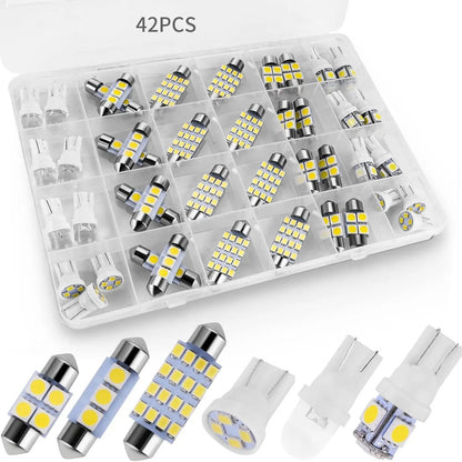 🔥70& 42 Pcs Interior Car Light Kit