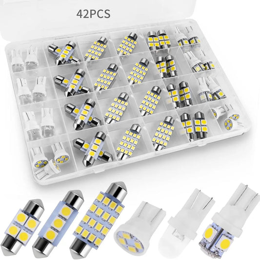 🔥70& 42 Pcs Interior Car Light Kit