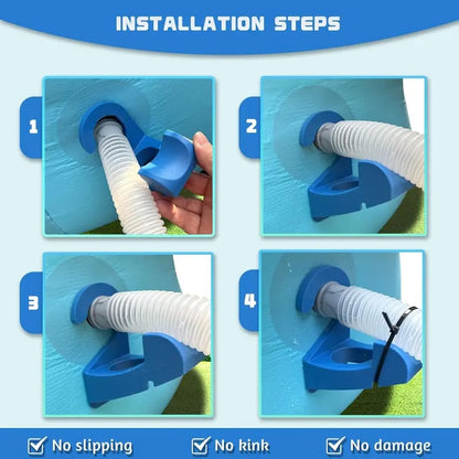 2Pcs Above Ground Pool Hose Holders (Prevent Pipe Sagging)