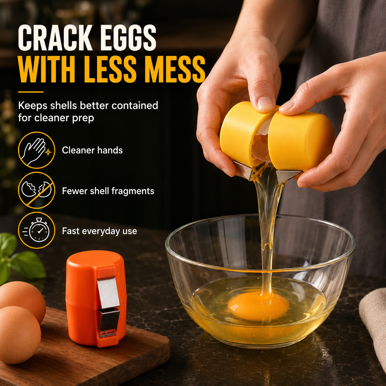 Household Egg Shell Opener