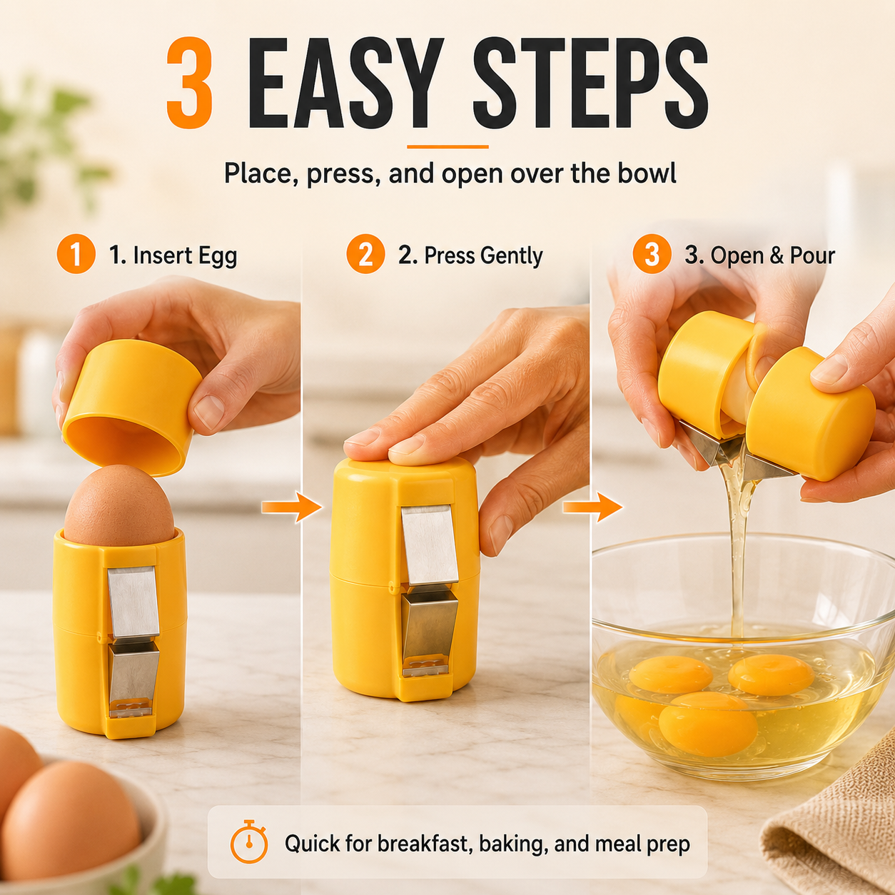 Household Egg Shell Opener