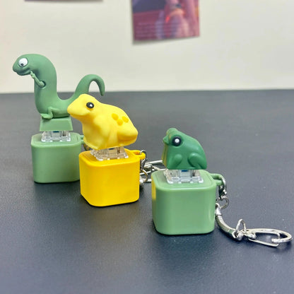 💖Hot 48% OFF🦎✨ Lizard, Frog & Coquí Button Keychain