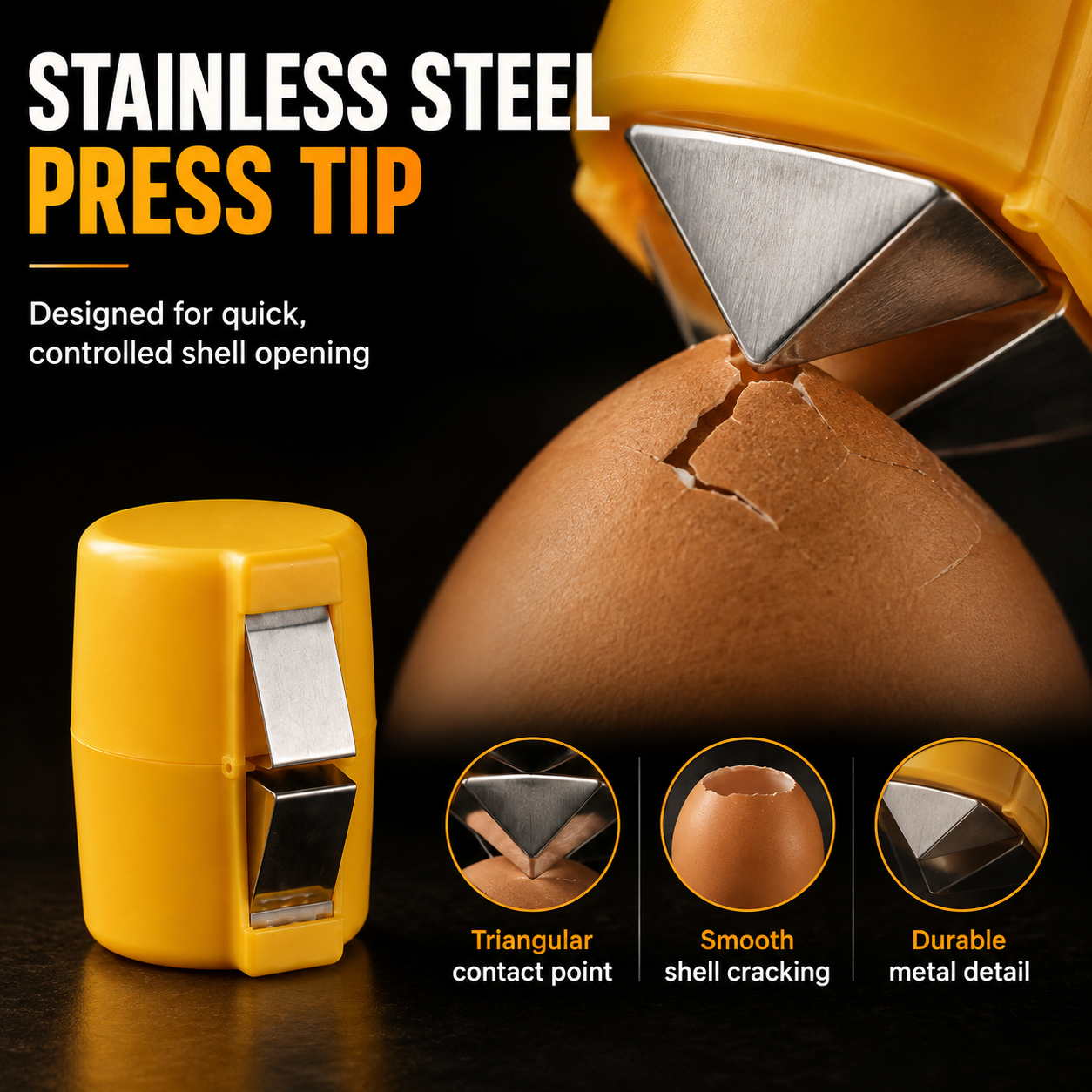 Household Egg Shell Opener