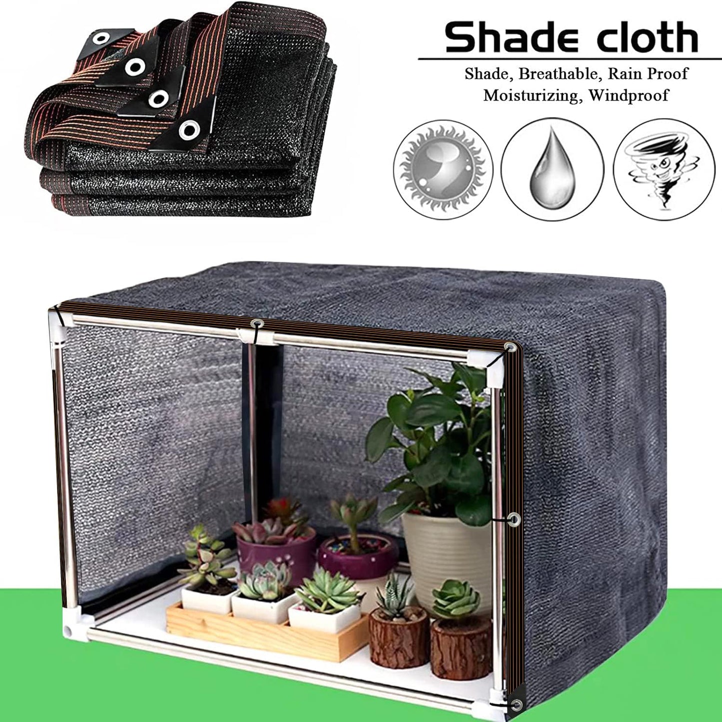 Outdoor Shade Cloth Net – UV Block, Breathable HDPE Mesh for Garden, Patio & Pergola