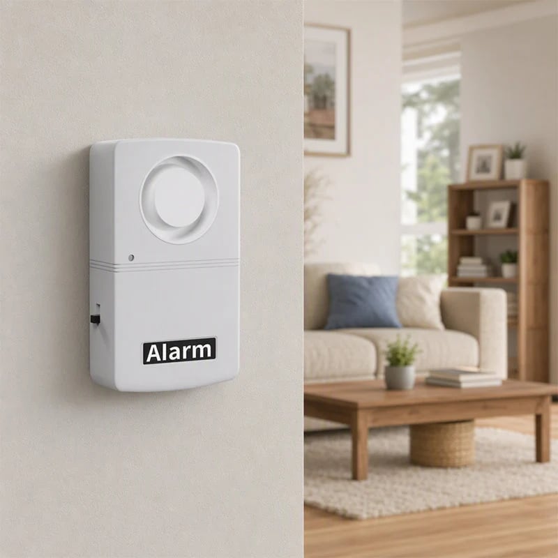 🚨 Wireless Door & Window Vibration Alarm – Smart Home Security Sensor